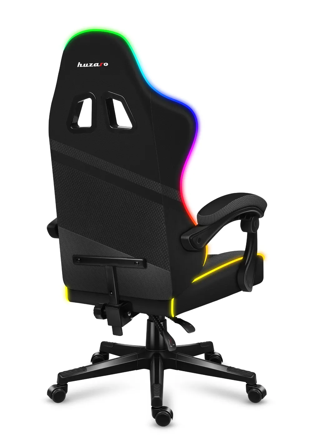 Fotel Gamingowy Huzaro FORCE 4.4 RGB Black Mesh - Image 7