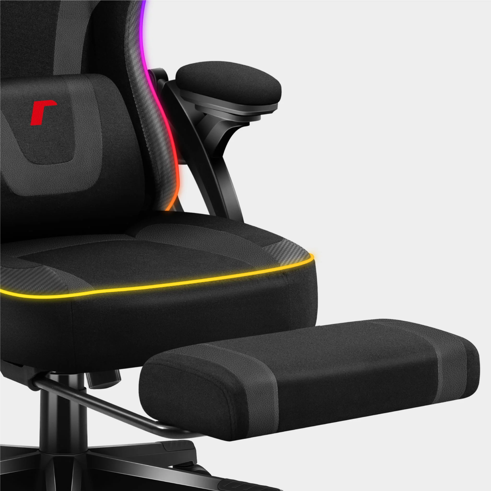 Fotel gamingowy Huzaro Force 4.6 Black RGB Smart - Image 9