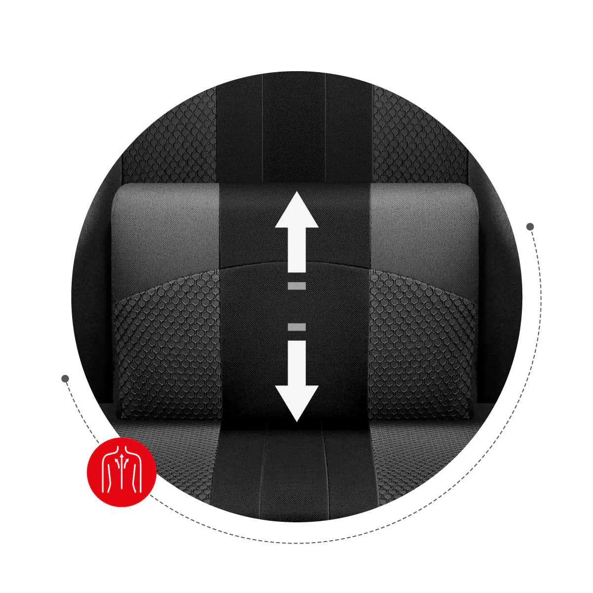 Fotel Gamingowy Huzaro Force 4.7 Grey Mesh OUTLET - Image 20