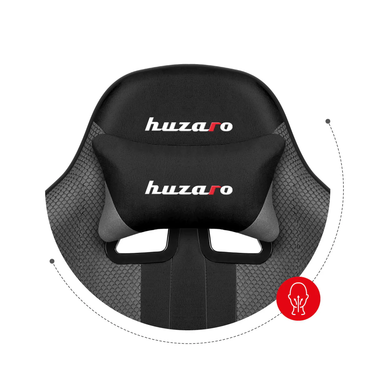 Fotel Gamingowy Huzaro Force 4.7 Grey Mesh OUTLET - Image 21