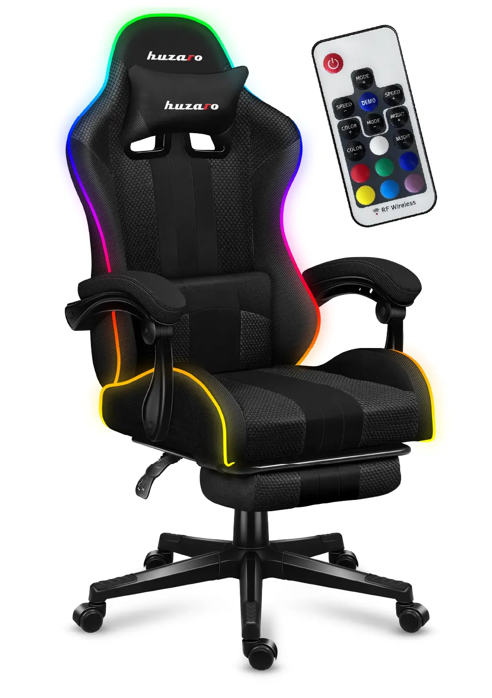 Fotel Gamingowy HUZARO Force 4.7 RGB Mesh - Image 11