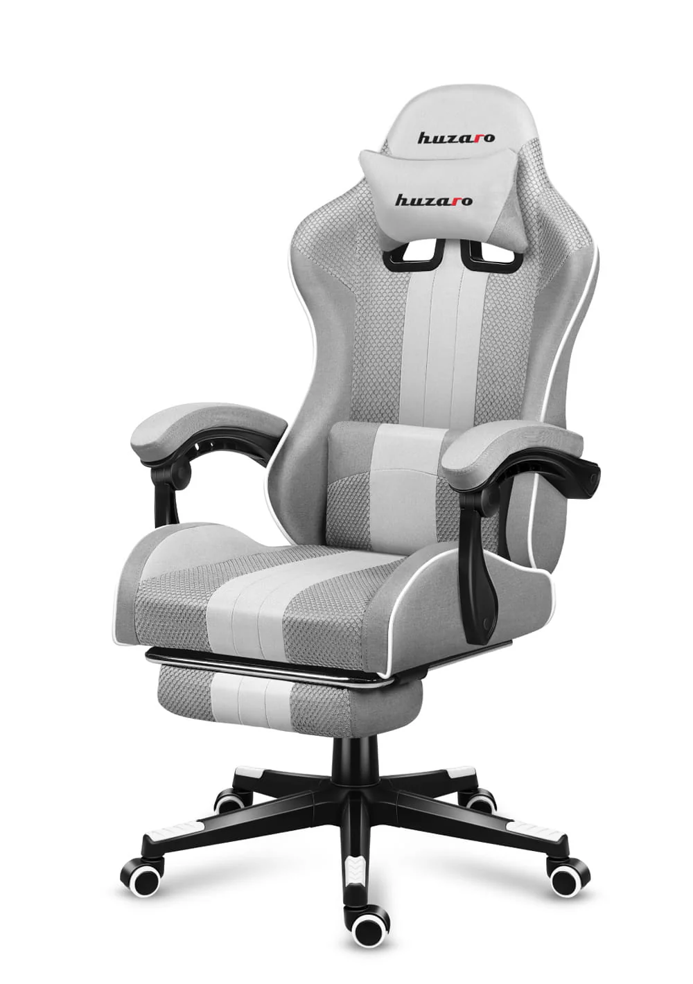 Fotel Gamingowy HUZARO Force 4.7 White Mesh - Image 8