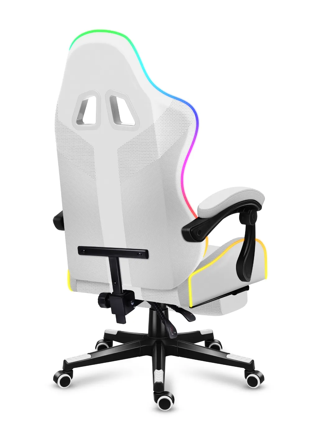 Fotel Gamingowy HUZARO Force 4.7 White RGB - Image 12