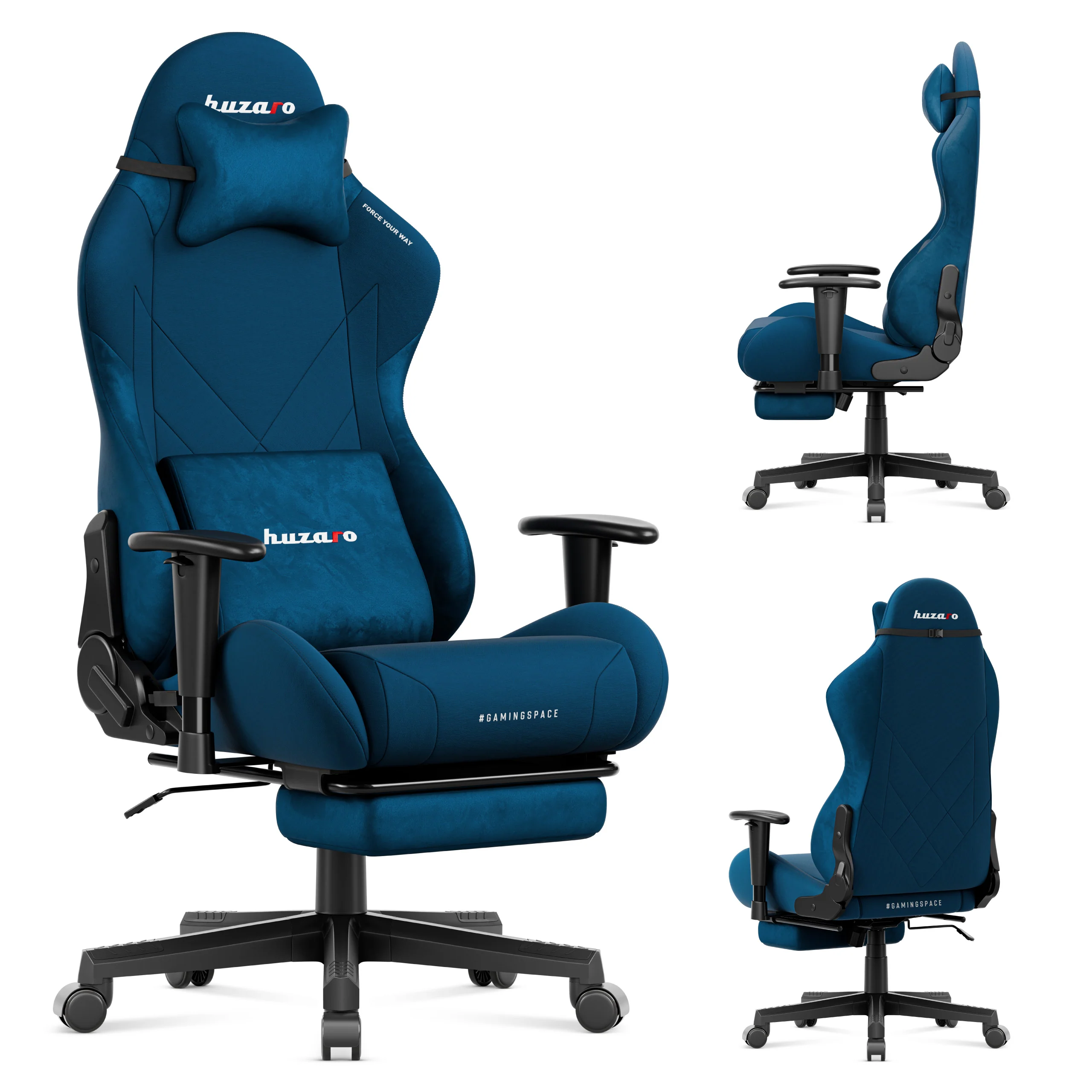 Fotel gamingowy Huzaro Force 5.7 Blue - Image 13
