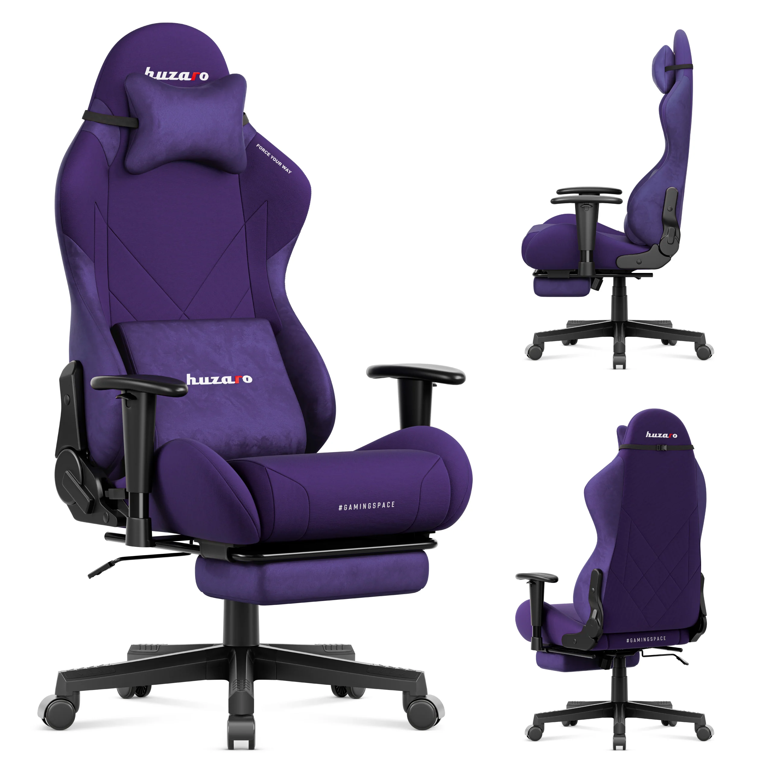 Fotel gamingowy Huzaro Force 5.7 Purple - Image 10
