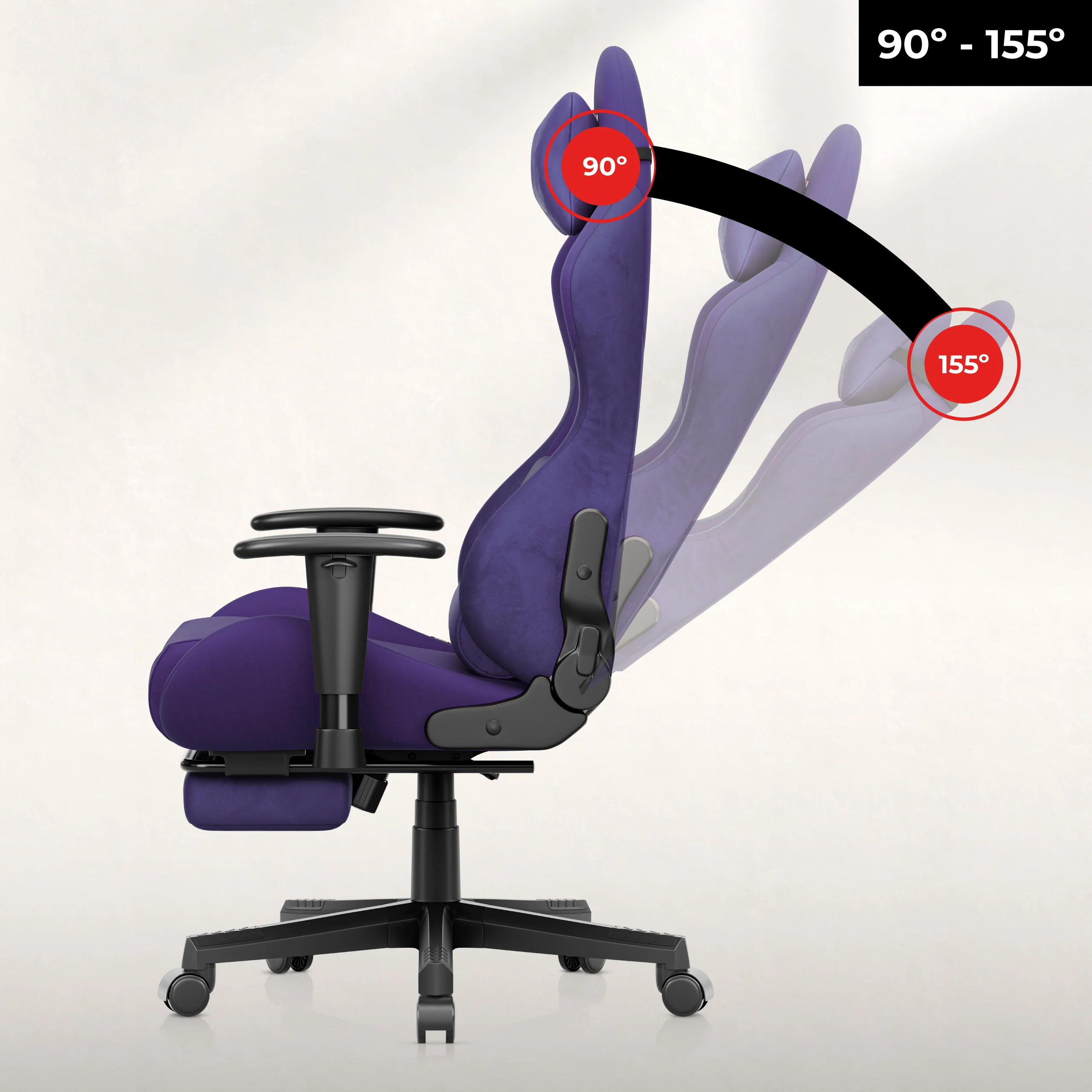 Fotel gamingowy Huzaro Force 5.7 Purple - Image 6