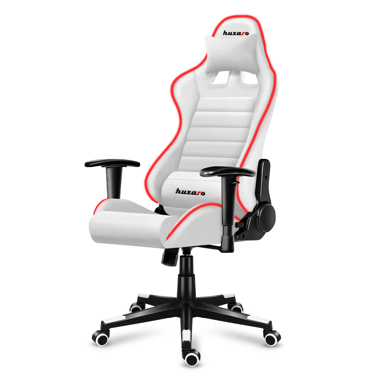 Fotel Gamingowy HUZARO FORCE 6.0 White RGB OUTLET - Image 19