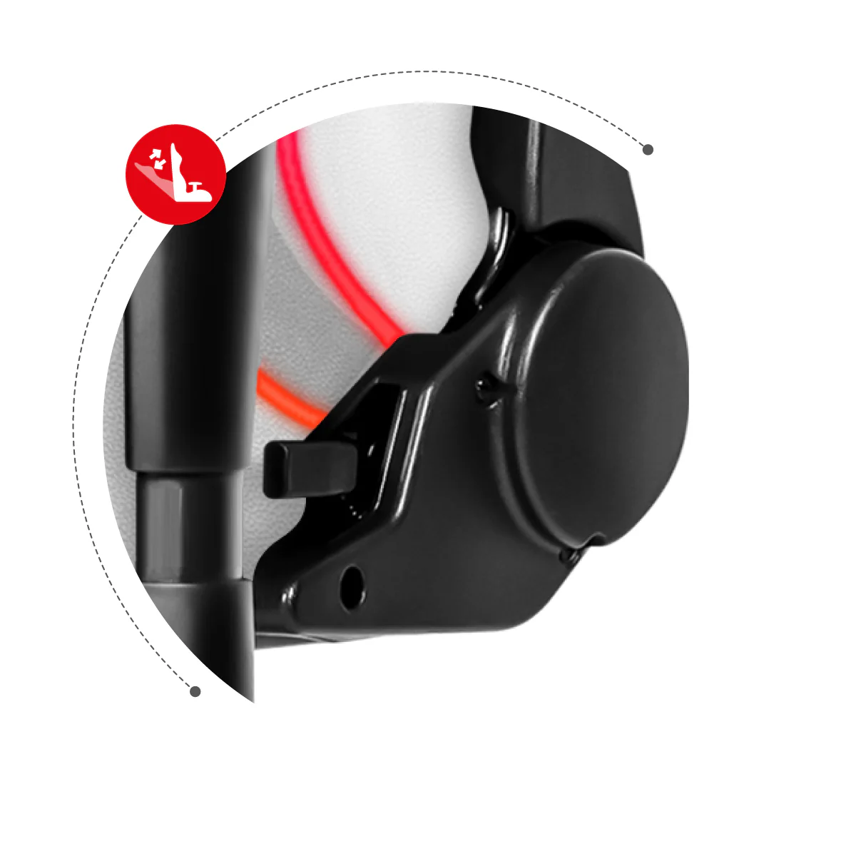 Fotel Gamingowy HUZARO FORCE 6.0 White RGB OUTLET - Image 2
