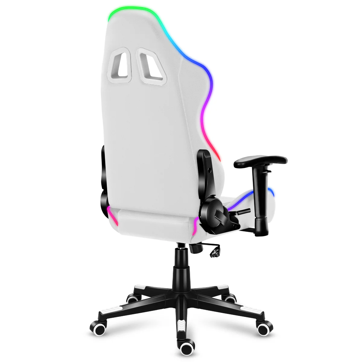 Fotel Gamingowy HUZARO FORCE 6.0 White RGB OUTLET - Image 26