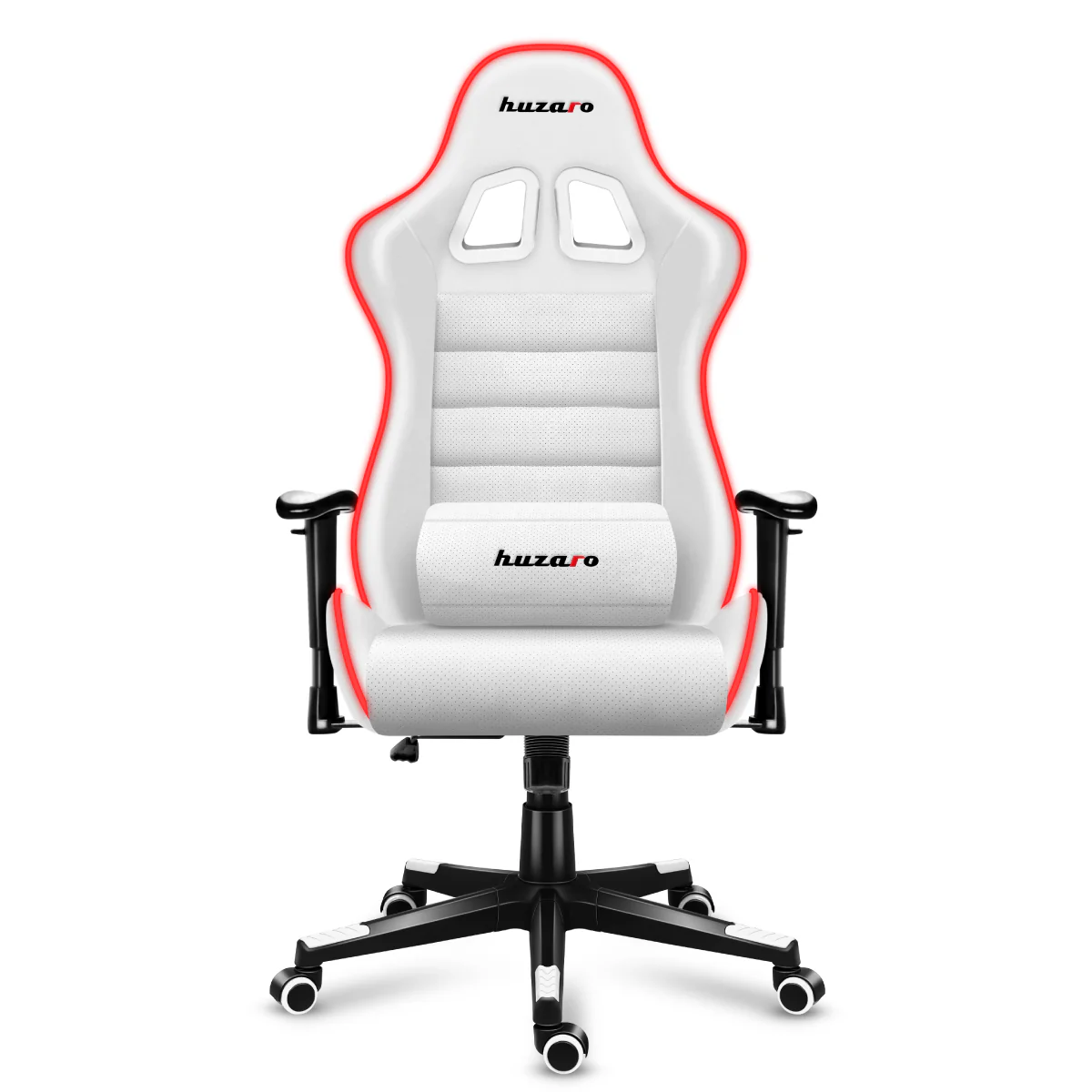 Fotel Gamingowy HUZARO FORCE 6.0 White RGB OUTLET - Image 4