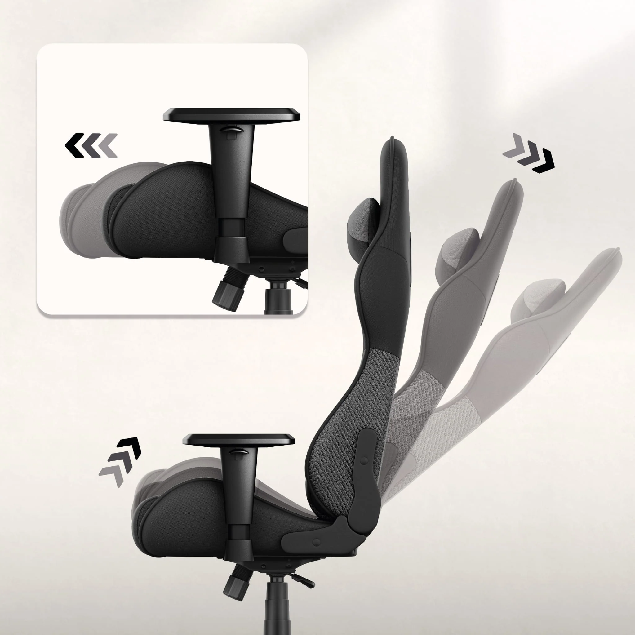 Fotel Gamingowy HUZARO FORCE 6.2 Grey Mesh - Image 11