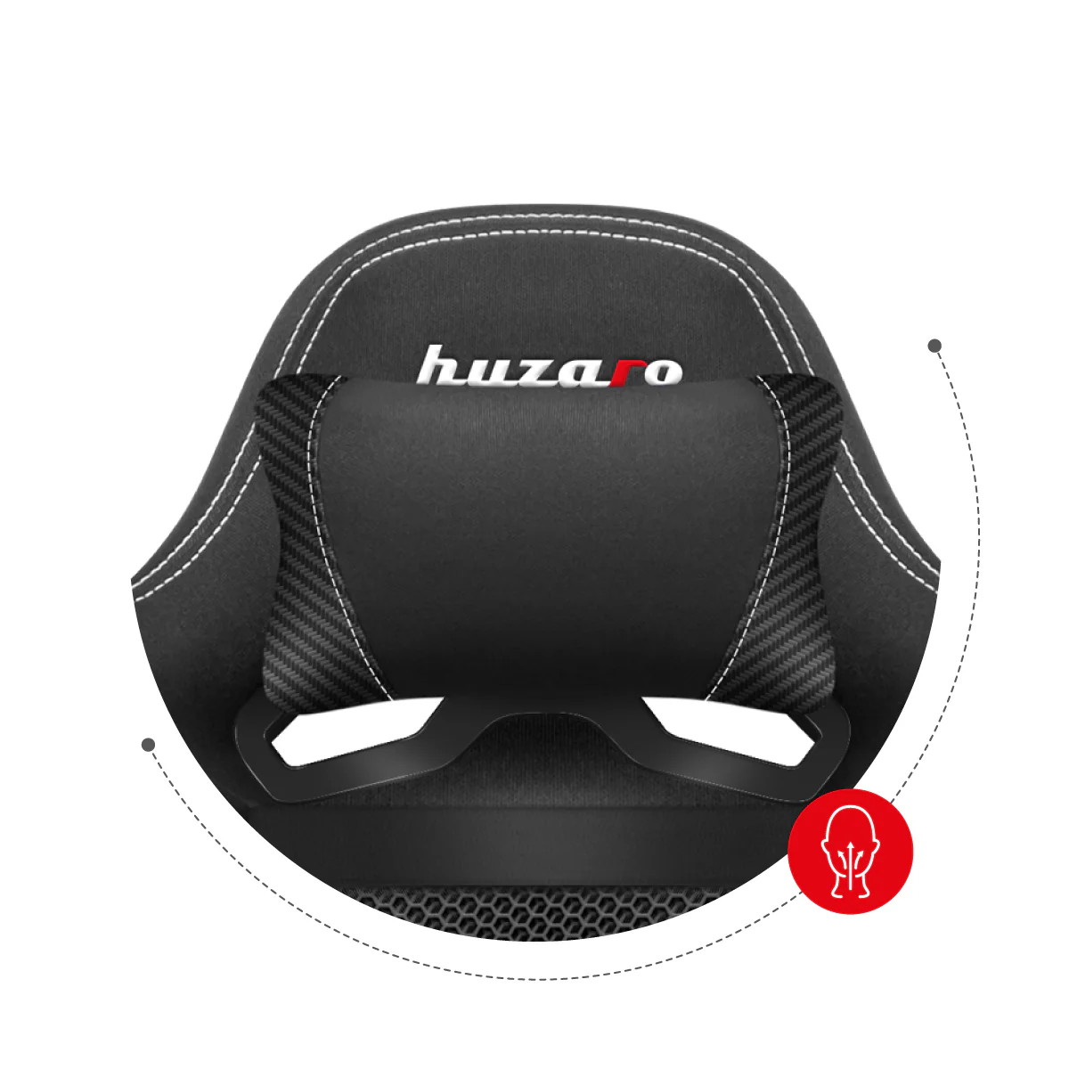 Fotel Gamingowy HUZARO FORCE 7.7 Black OUTLET - Image 10