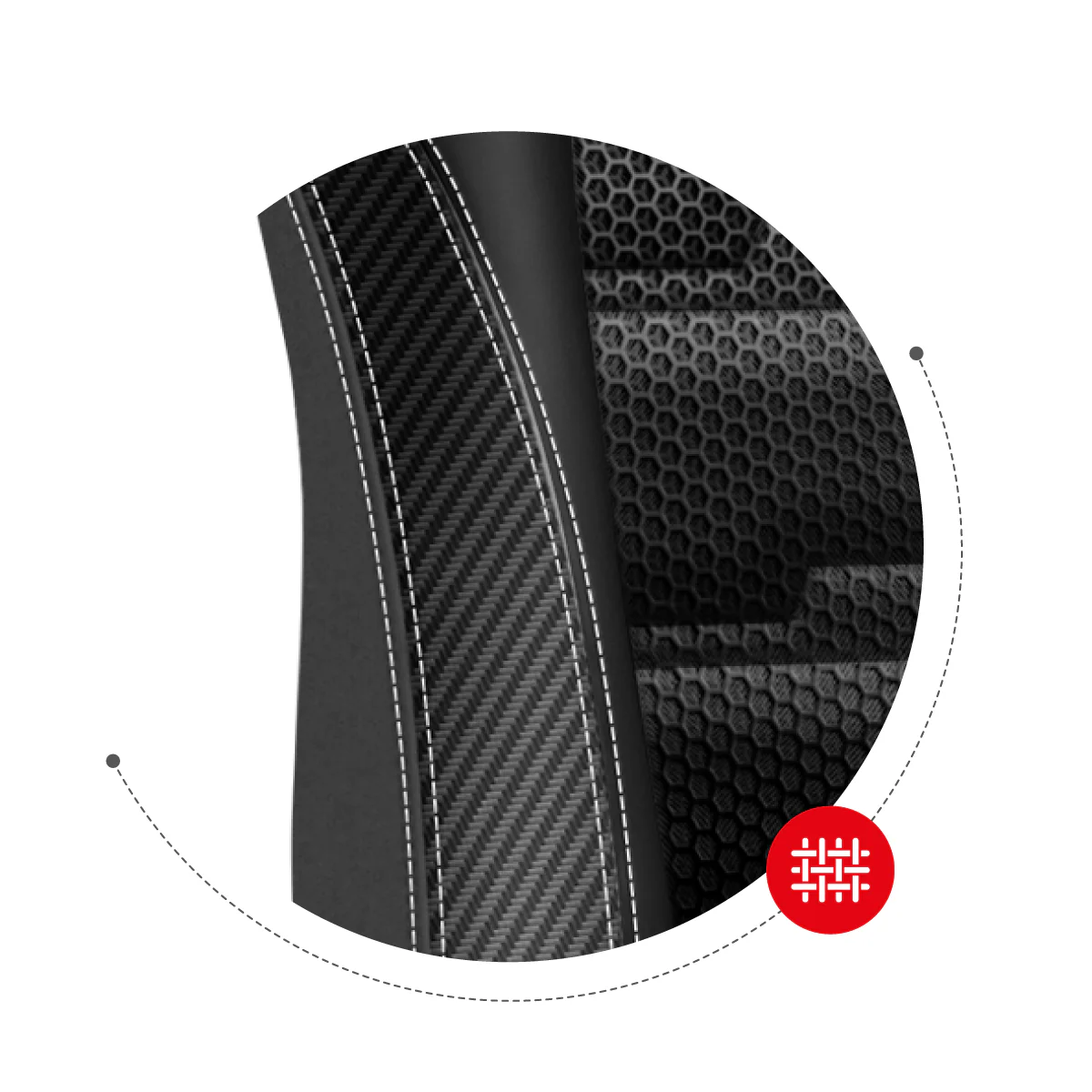 Fotel Gamingowy HUZARO FORCE 7.7 Black OUTLET - Image 5