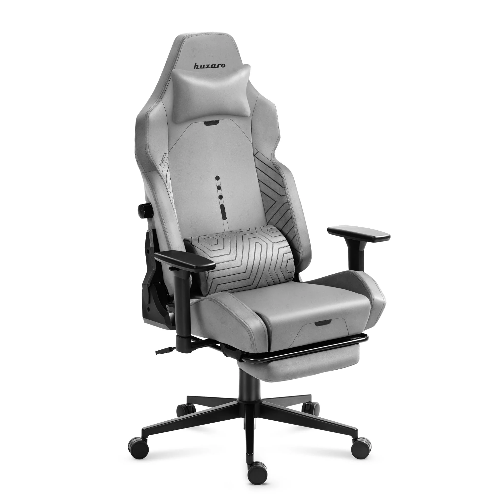 Fotel Gamingowy HUZARO FORCE 8.1 Grey - Image 9