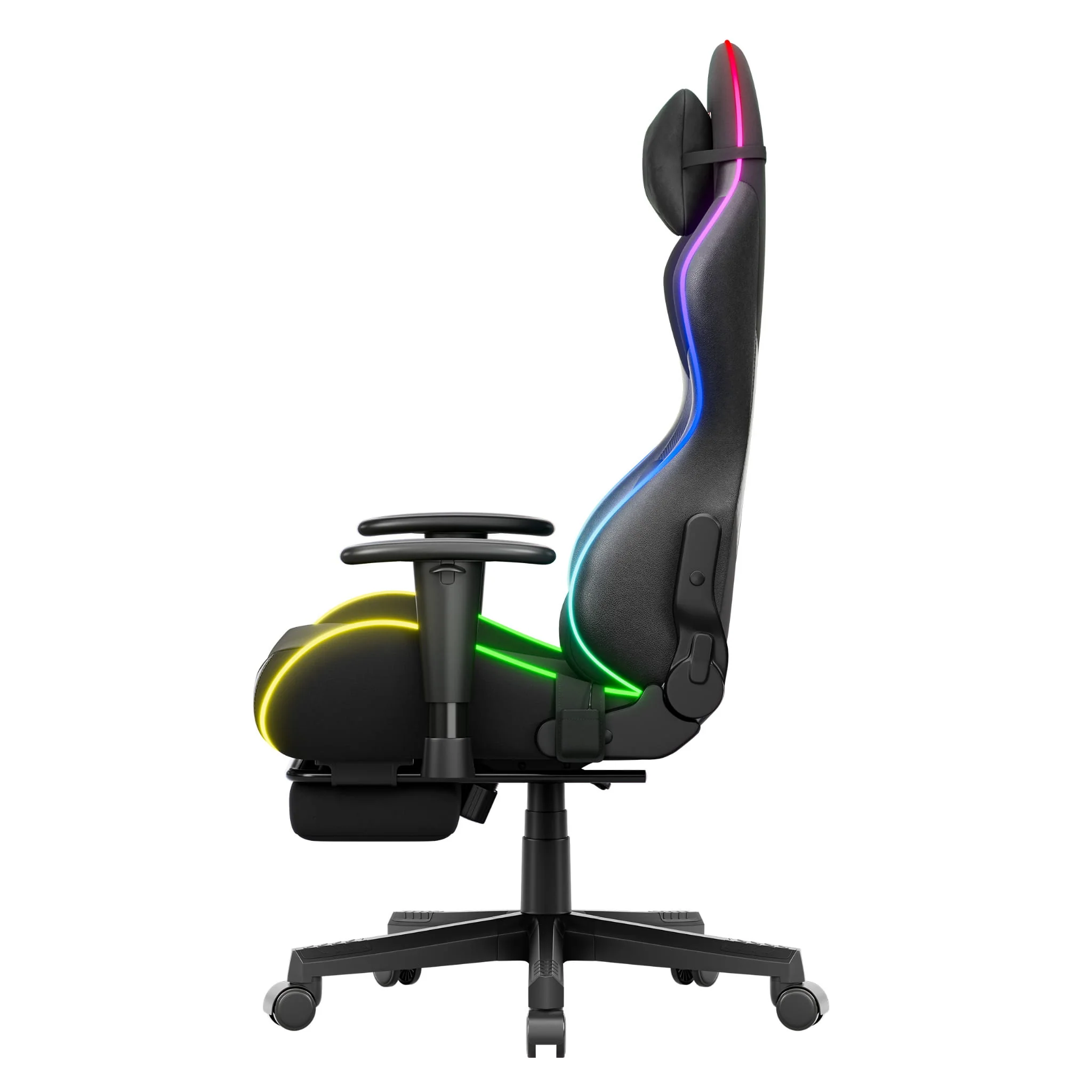 Fotel gamingowy LED Huzaro Force 5.7 Black RGB - Image 5
