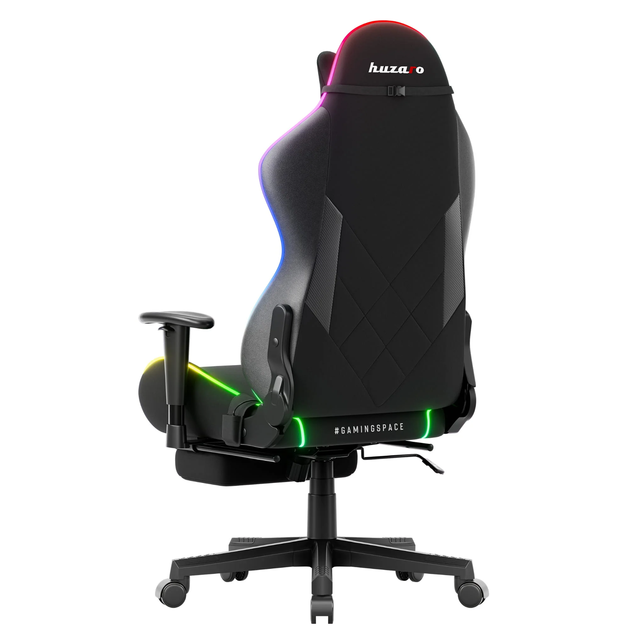 Fotel gamingowy LED Huzaro Force 5.7 Black RGB - Image 9