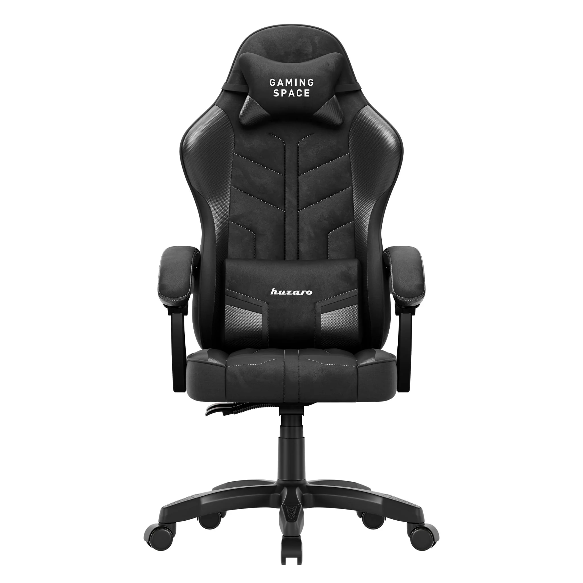 Fotel gamingowy welurowy Huzaro Force 2.7 Black Carbon - Image 7