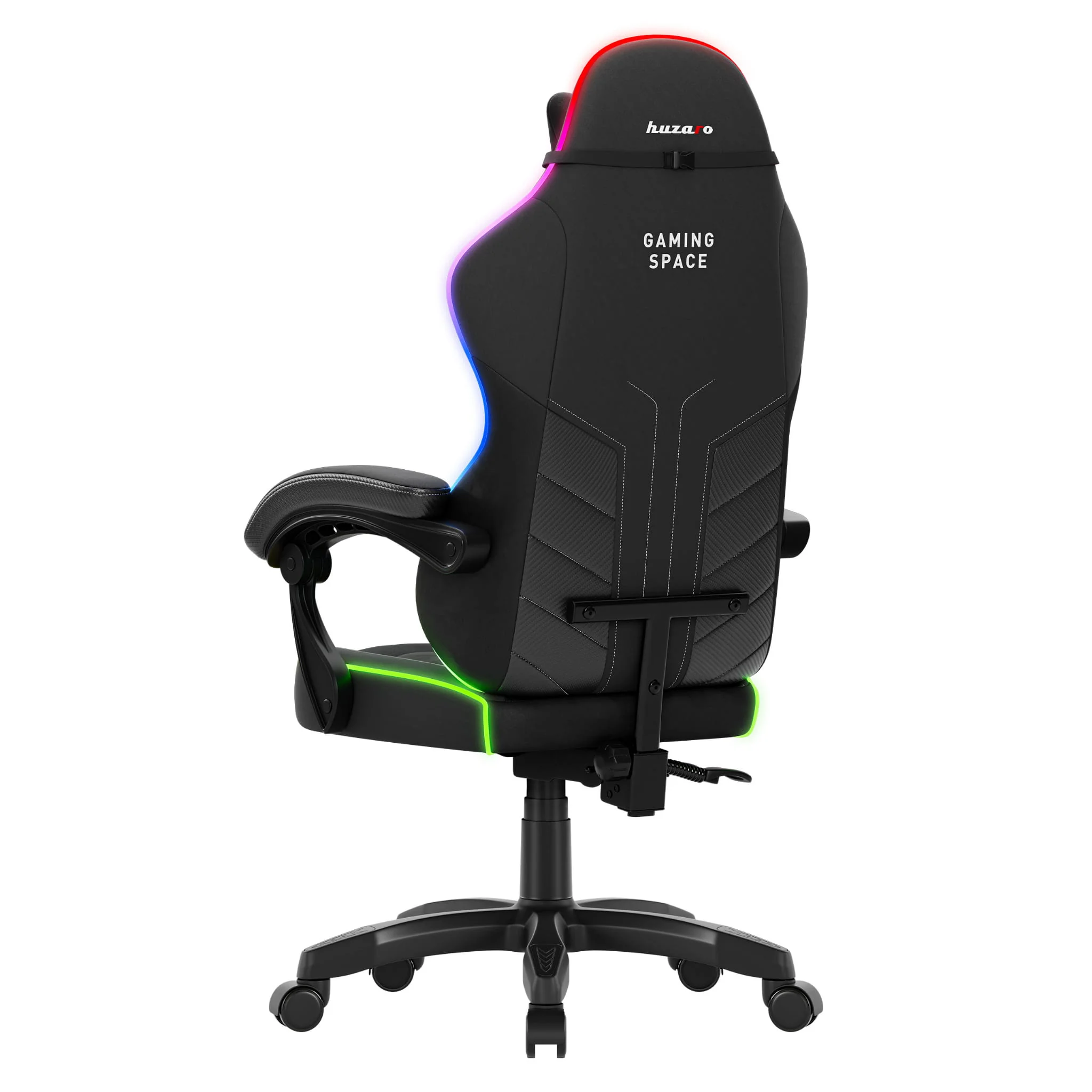 Fotel gamingowy welurowy Huzaro Force 2.7 RGB Black OUTLET - Image 8