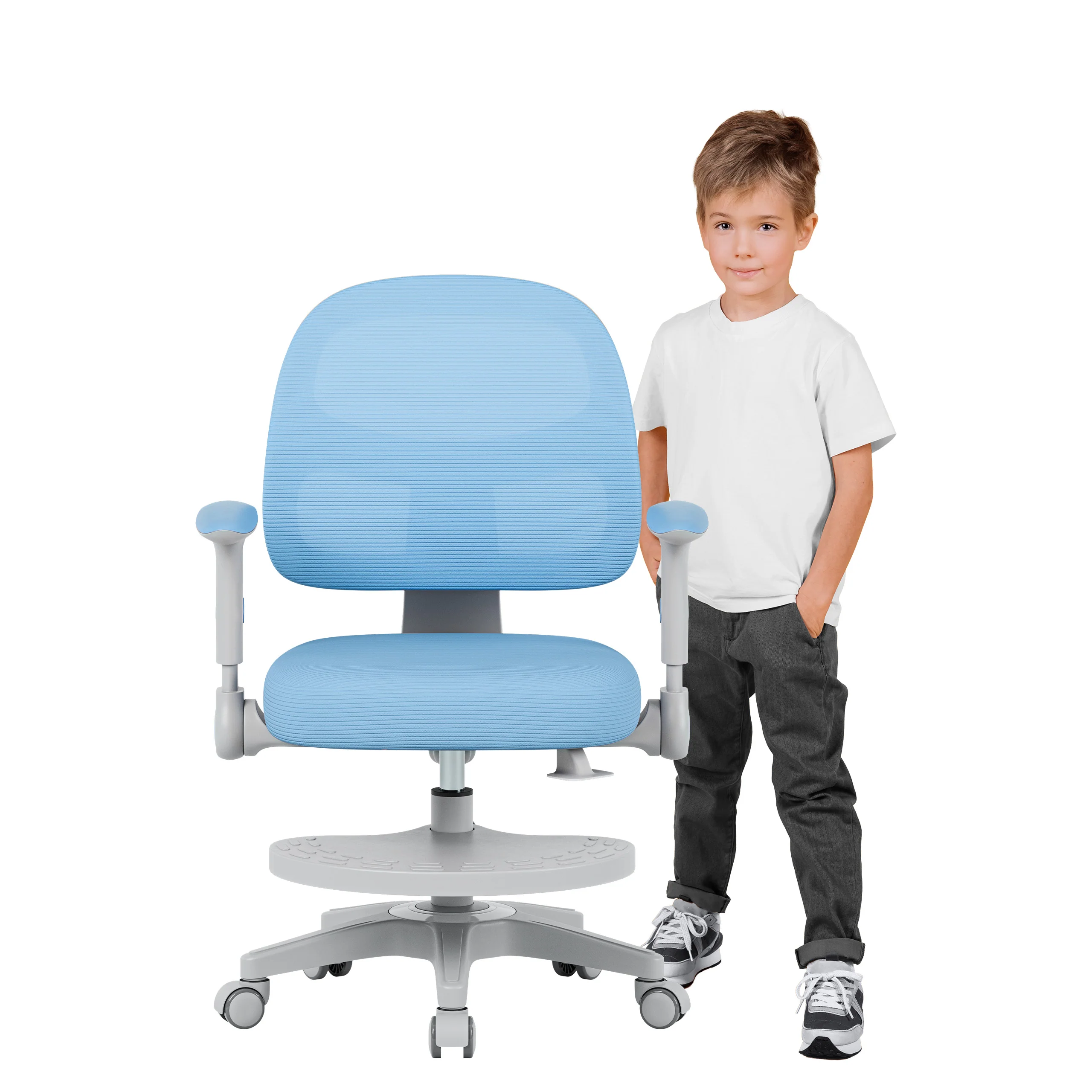 Fotel obrotowy Mark Adler JUNIOR 5.0 Blue - Image 8
