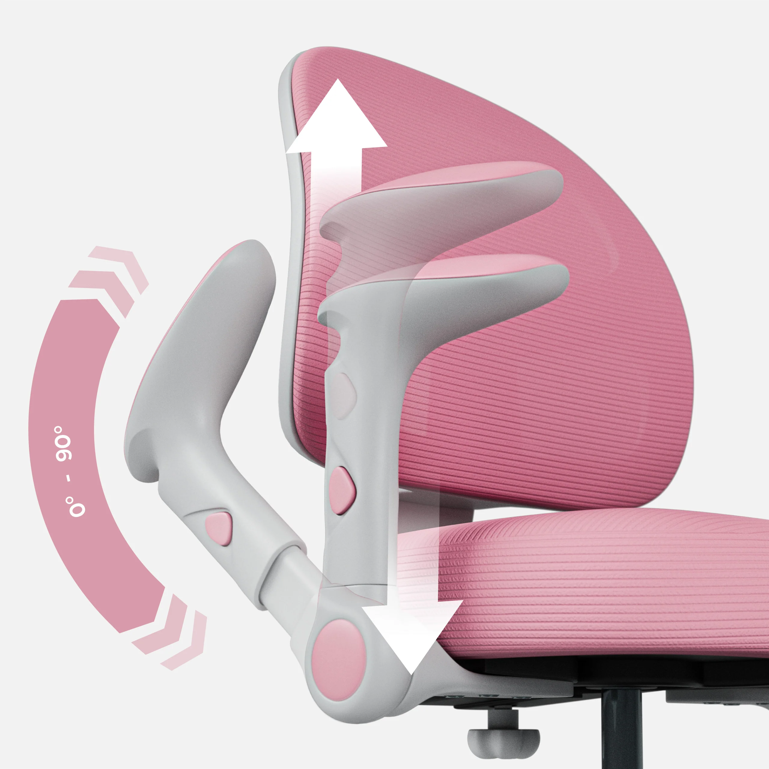 Fotel obrotowy Mark Adler JUNIOR 5.0 Pink - Image 10