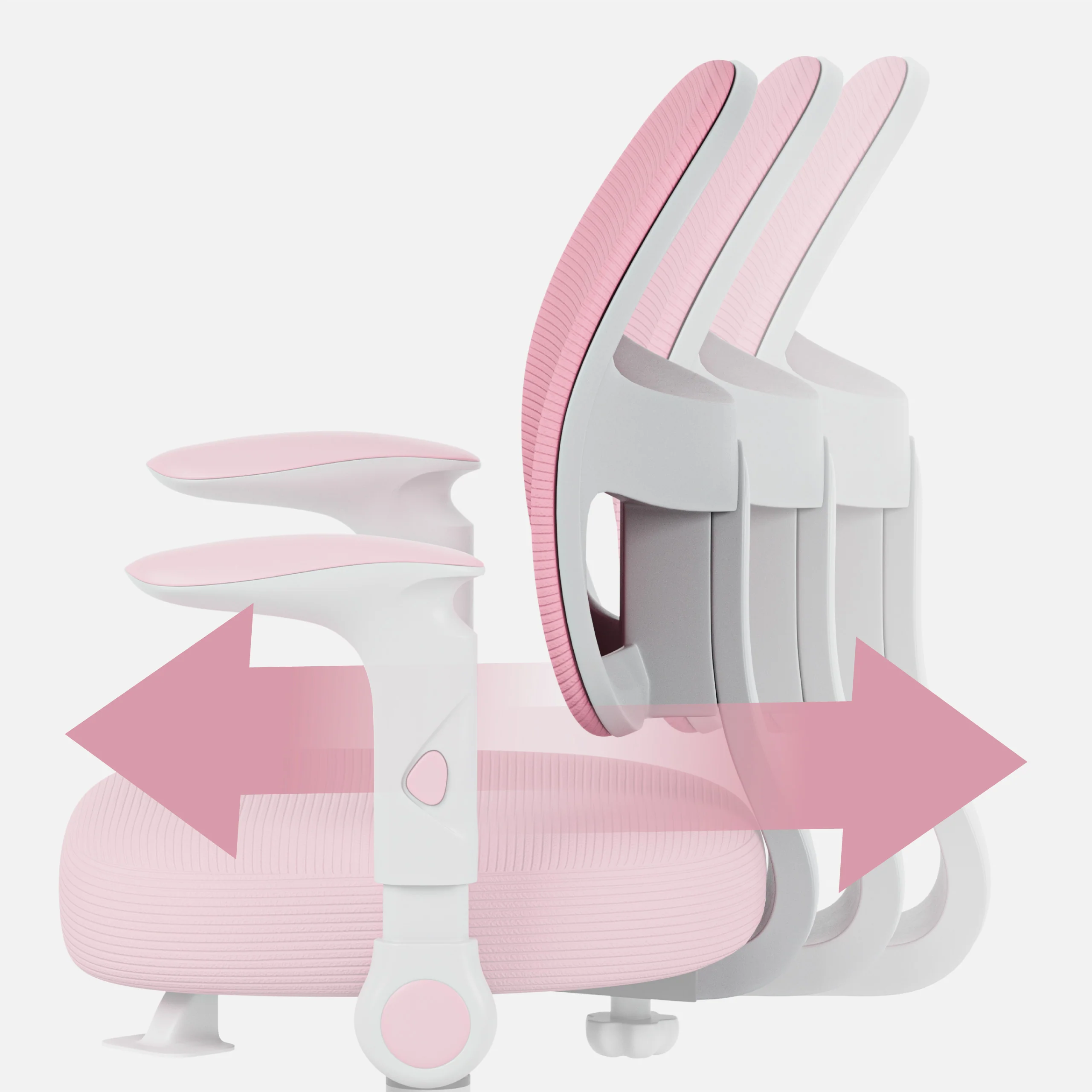 Fotel obrotowy Mark Adler JUNIOR 5.0 Pink - Image 5