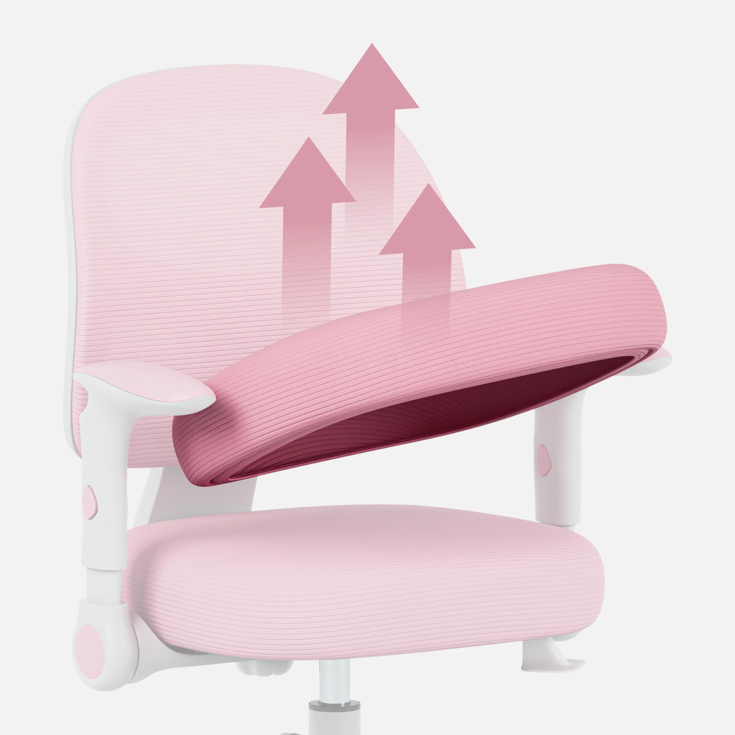 Fotel obrotowy Mark Adler JUNIOR 5.0 Pink - Image 6