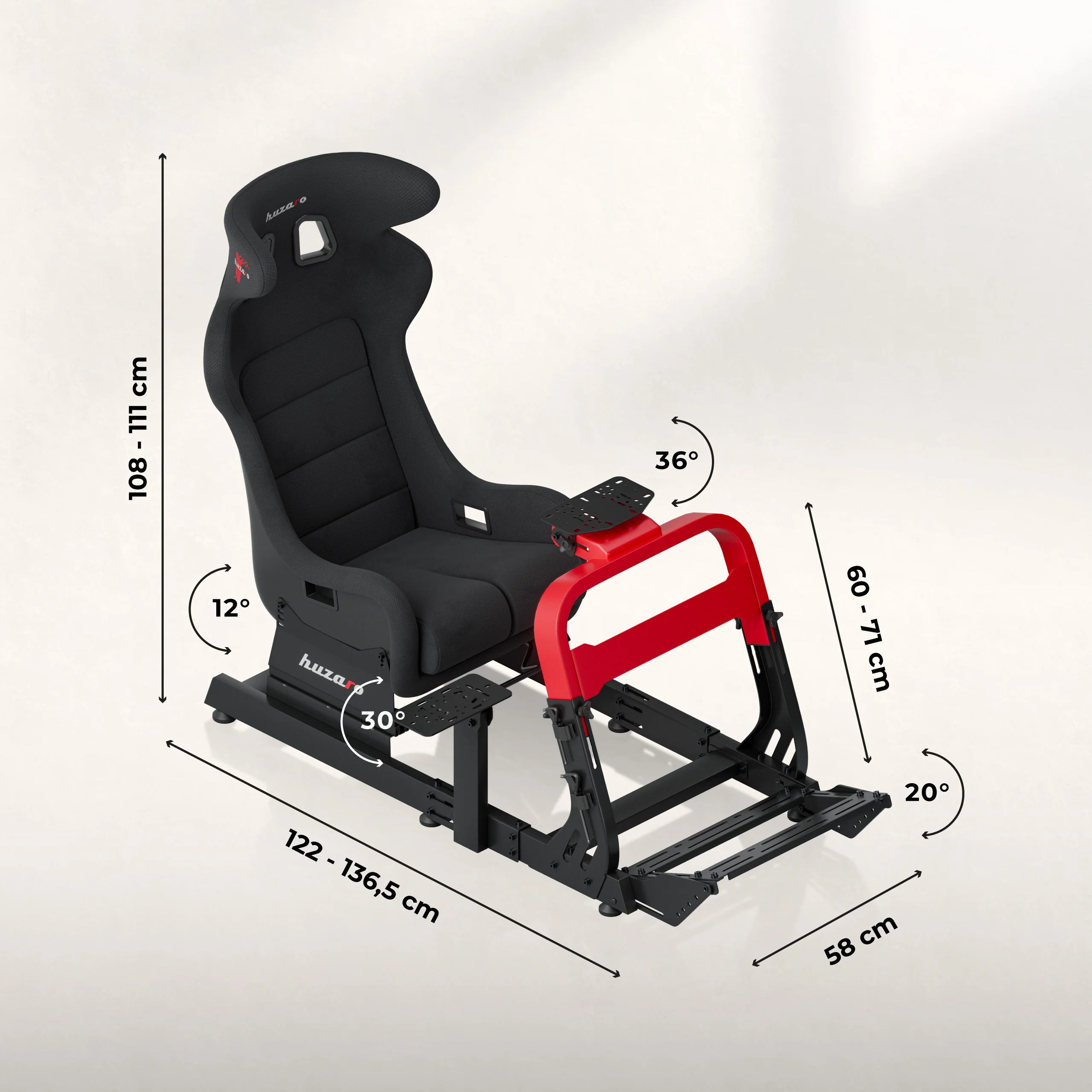 Kokpit wyścigowy Huzaro Speed 8.3 sim racing - Image 17