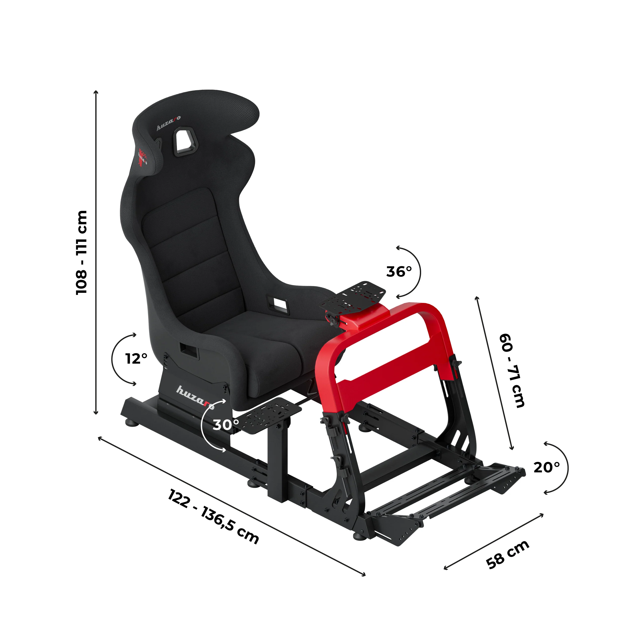 Kokpit wyścigowy Huzaro Speed 8.3 sim racing - Image 18