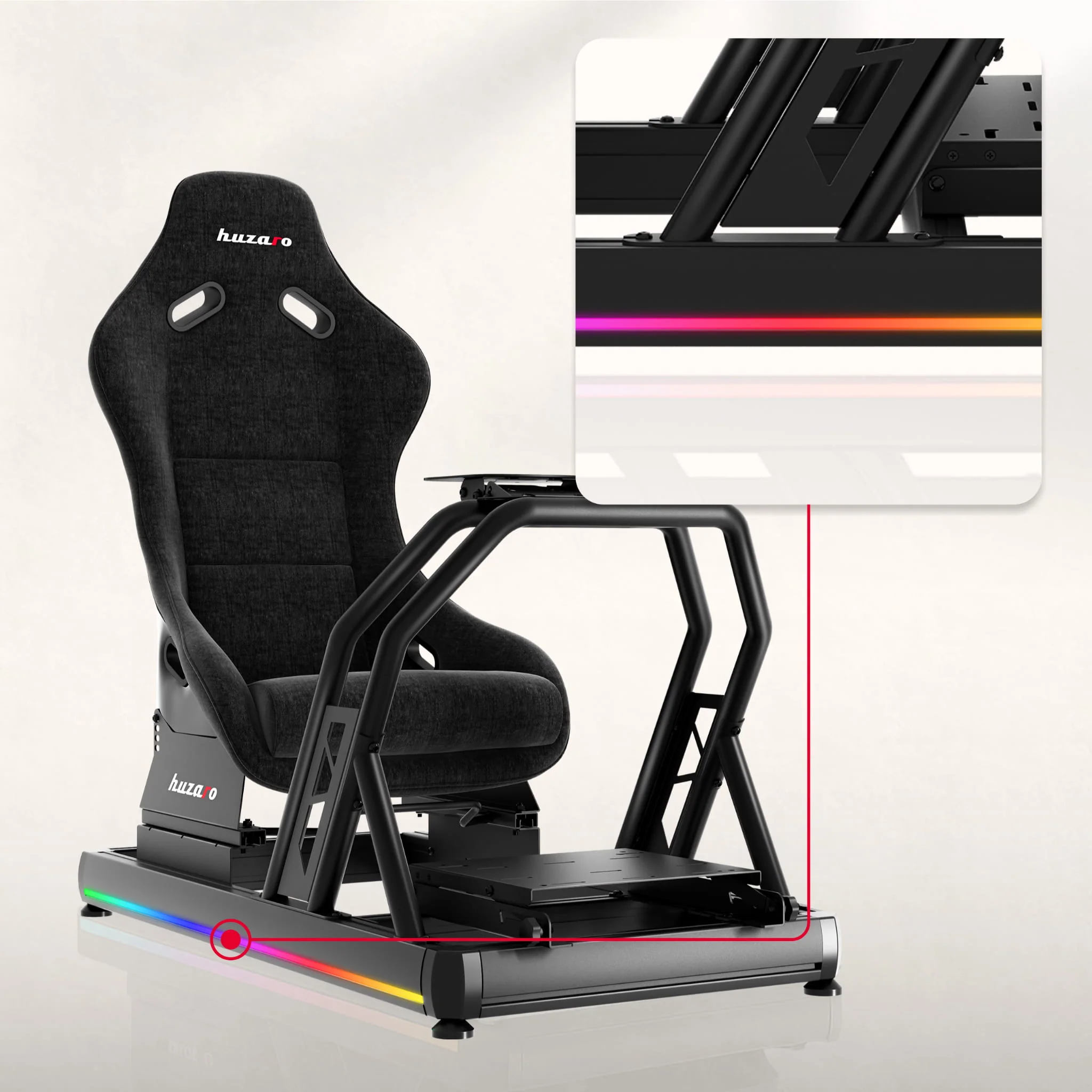 Kokpit wyścigowy Huzaro Speed 9.0 sim racing - Image 5