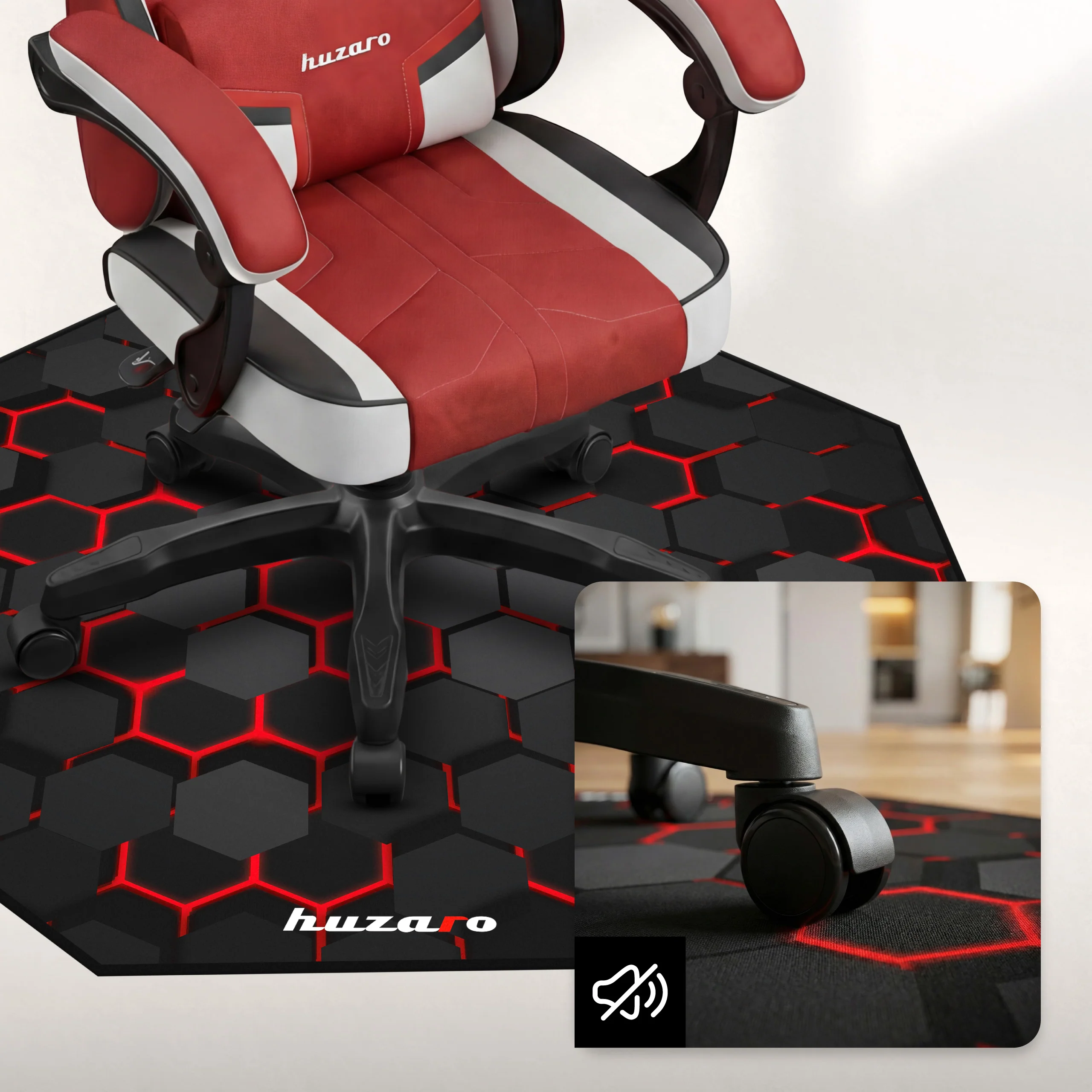 Mata Gamingowa pod fotel Huzaro FloorMat 2.0 - Image 3
