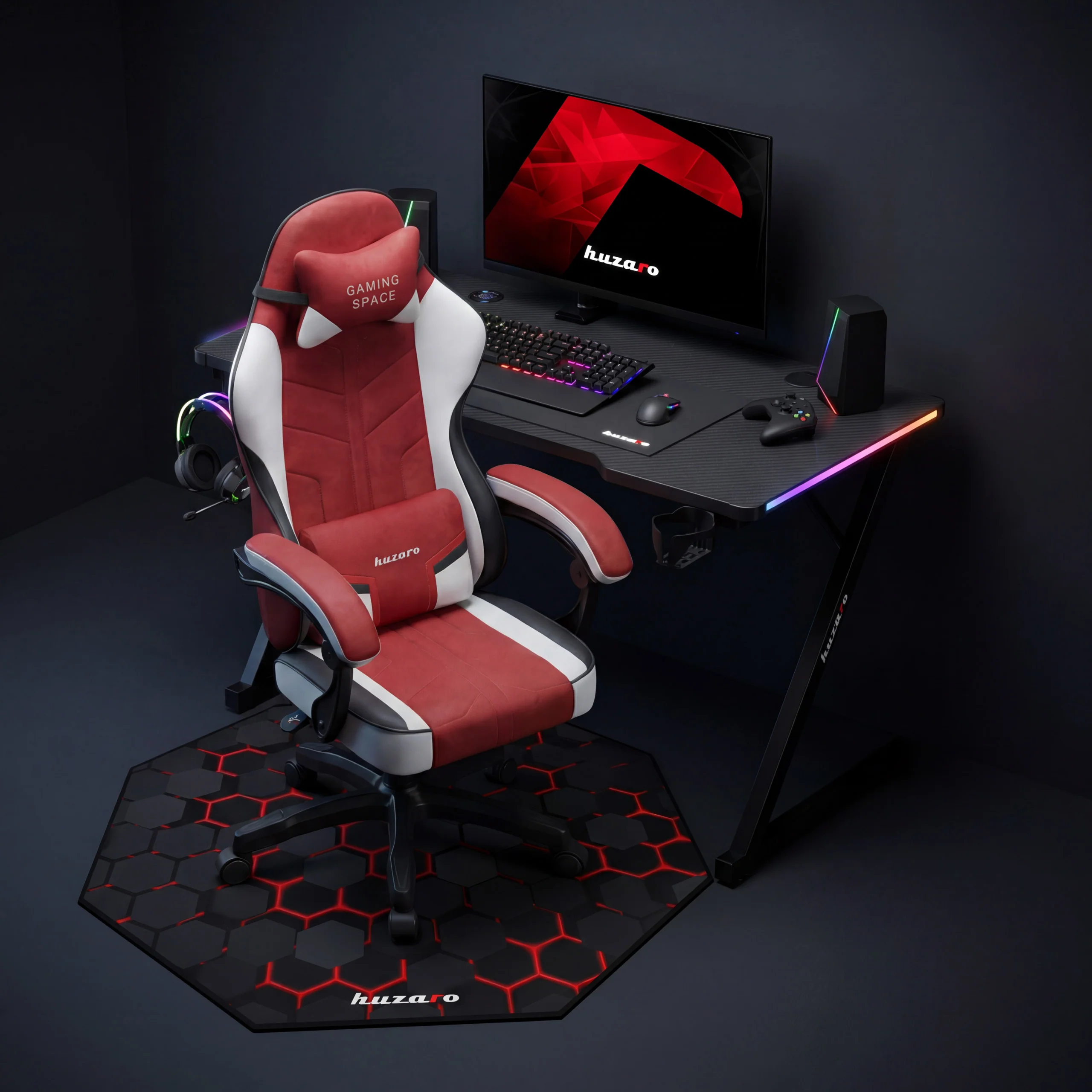 Mata Gamingowa pod fotel Huzaro FloorMat 2.0 - Image 9