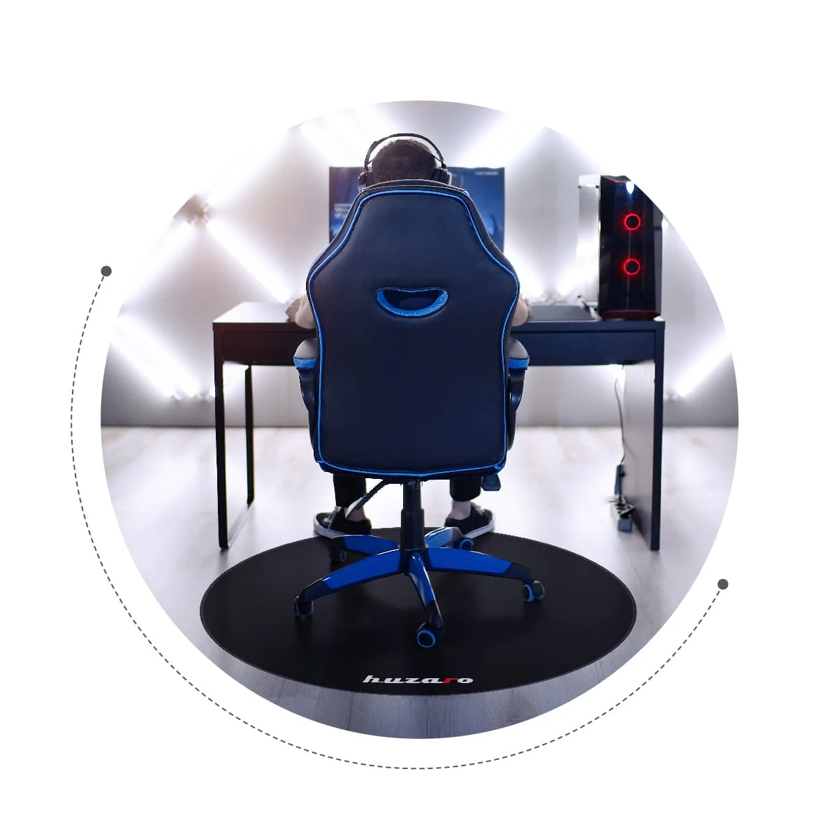 Mata Gamingowa pod fotel Huzaro FloorMat 3.0 - Image 9