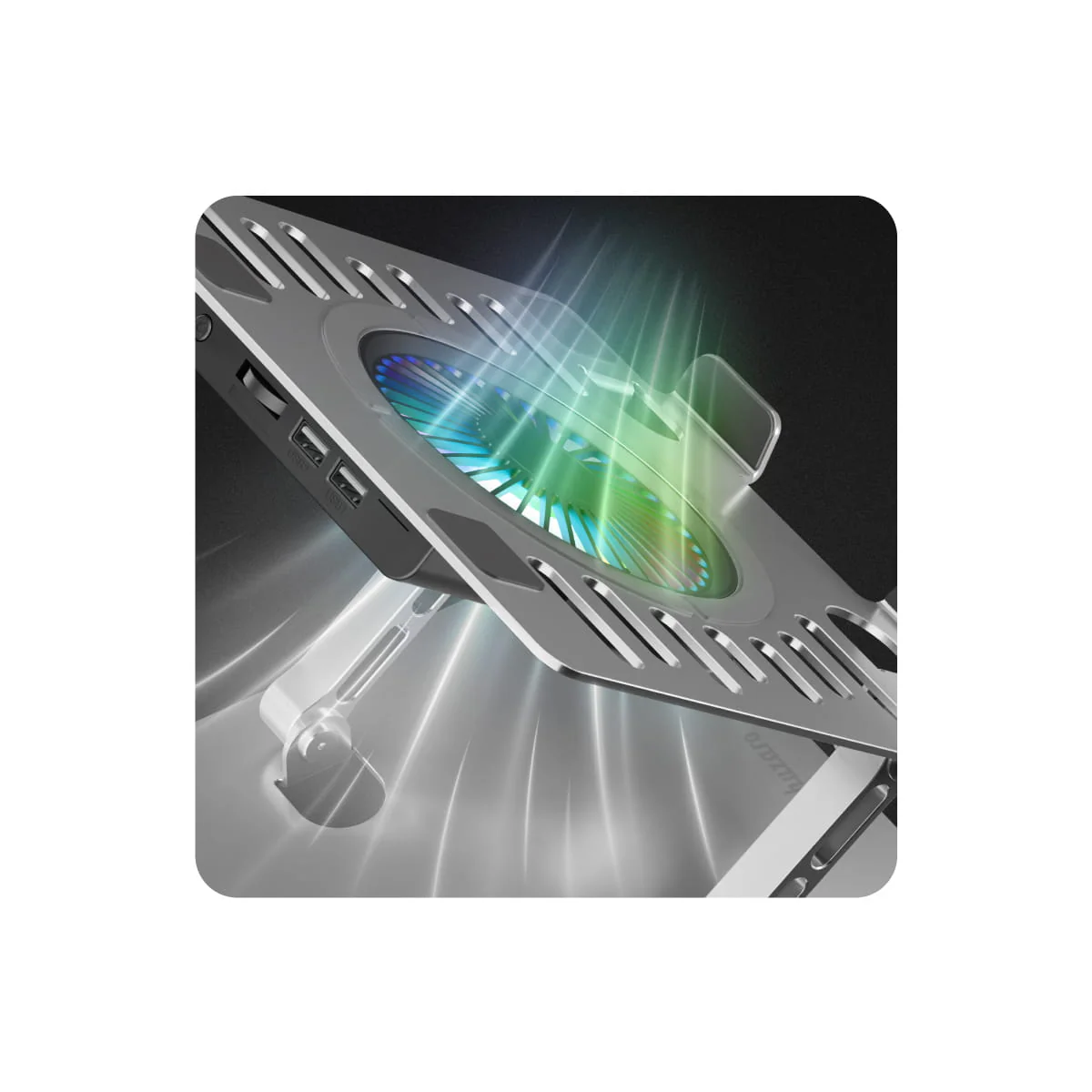 Podstawka chłodząca pod laptopa Huzaro Hold 4.0 RGB - Image 4