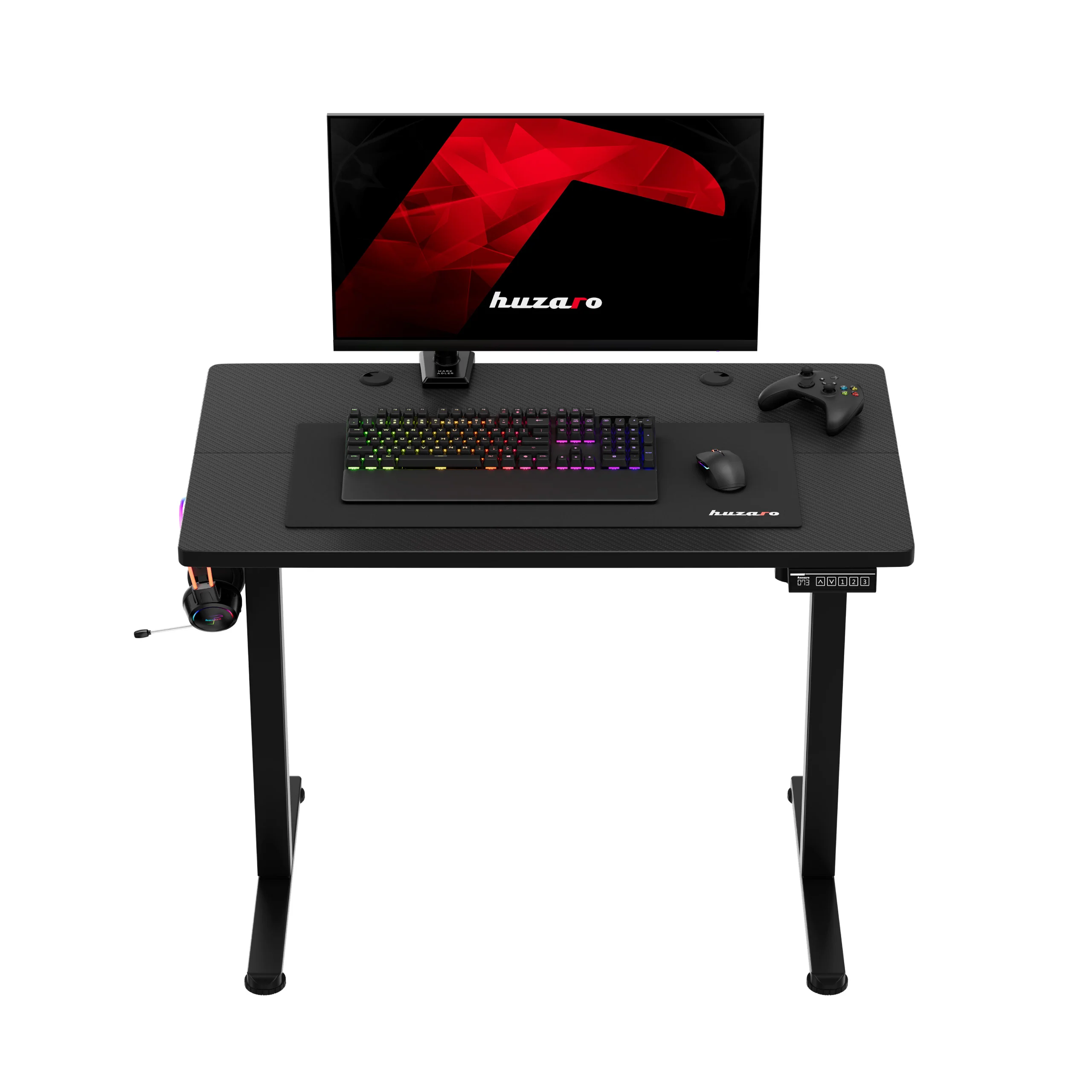 Regulowane biurko na kółkach elektryczne Huzaro Hero 7.8 Black - Image 21