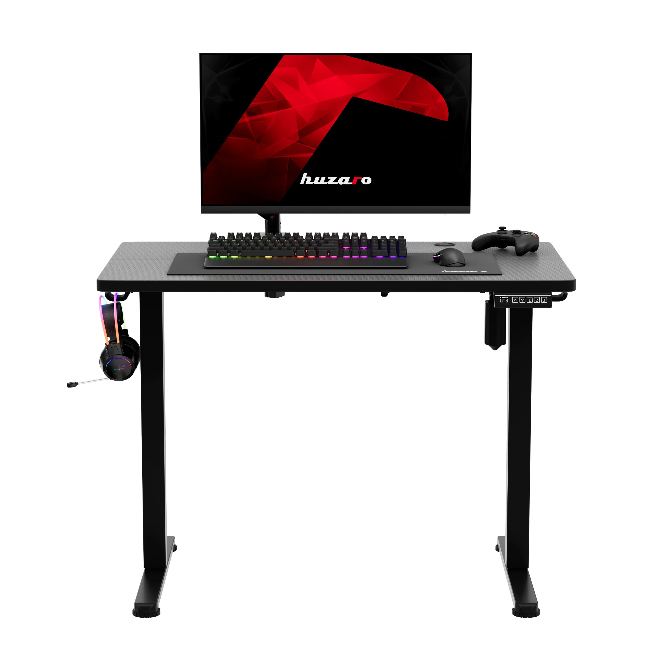 Regulowane biurko na kółkach elektryczne Huzaro Hero 7.8 Black - Image 24