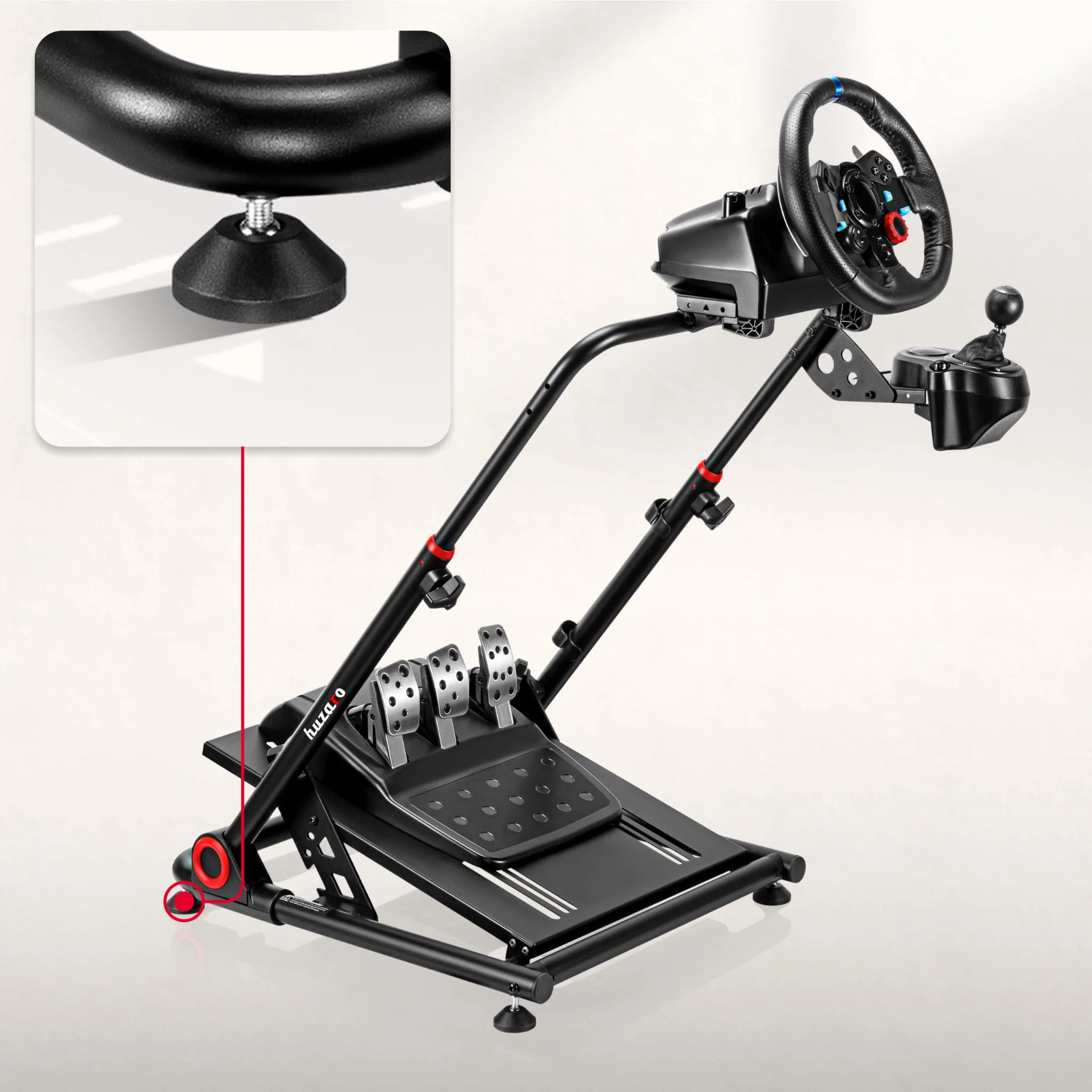 Stojak do kierownicy HUZARO SPEED 3.0 sim racing - Image 4