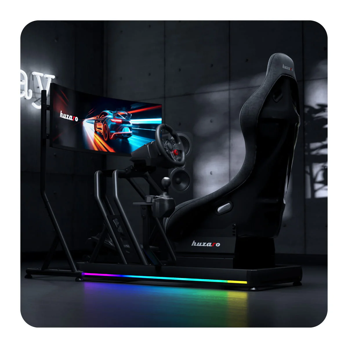 Stojak na telewizor Huzaro Speed 9.1 sim racing - Image 16