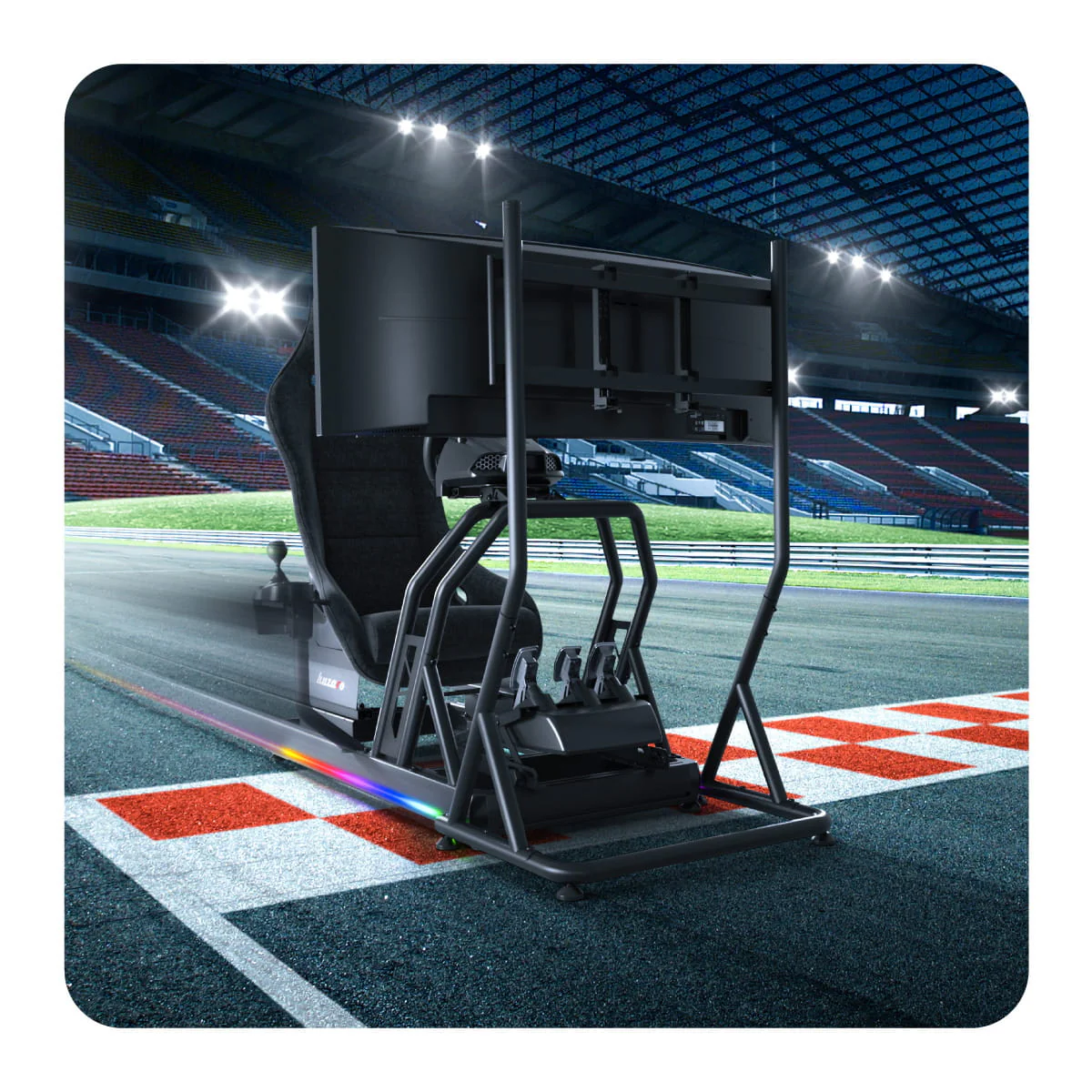 Stojak na telewizor Huzaro Speed 9.1 sim racing OUTLET - Image 11