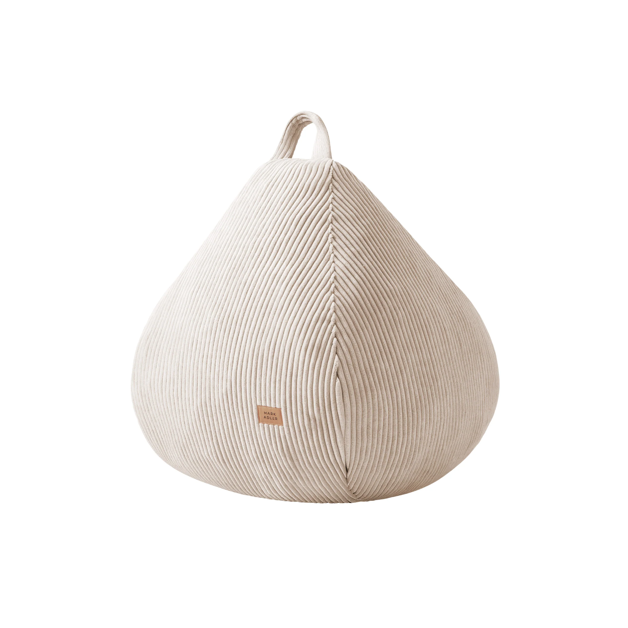 Sztruksowa pufa worek beżowa Mark Adler Comfy 1.0 Beige - Image 3