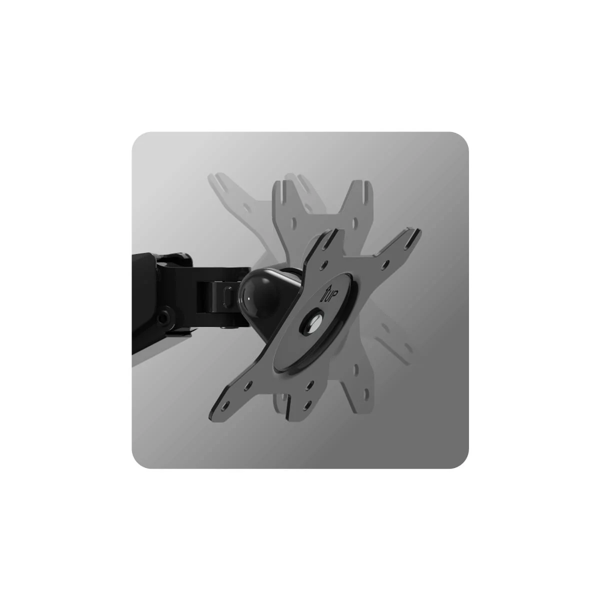 Uchwyt obrotowy  Huzaro Motion 2.2  na dwa monitory - Image 14