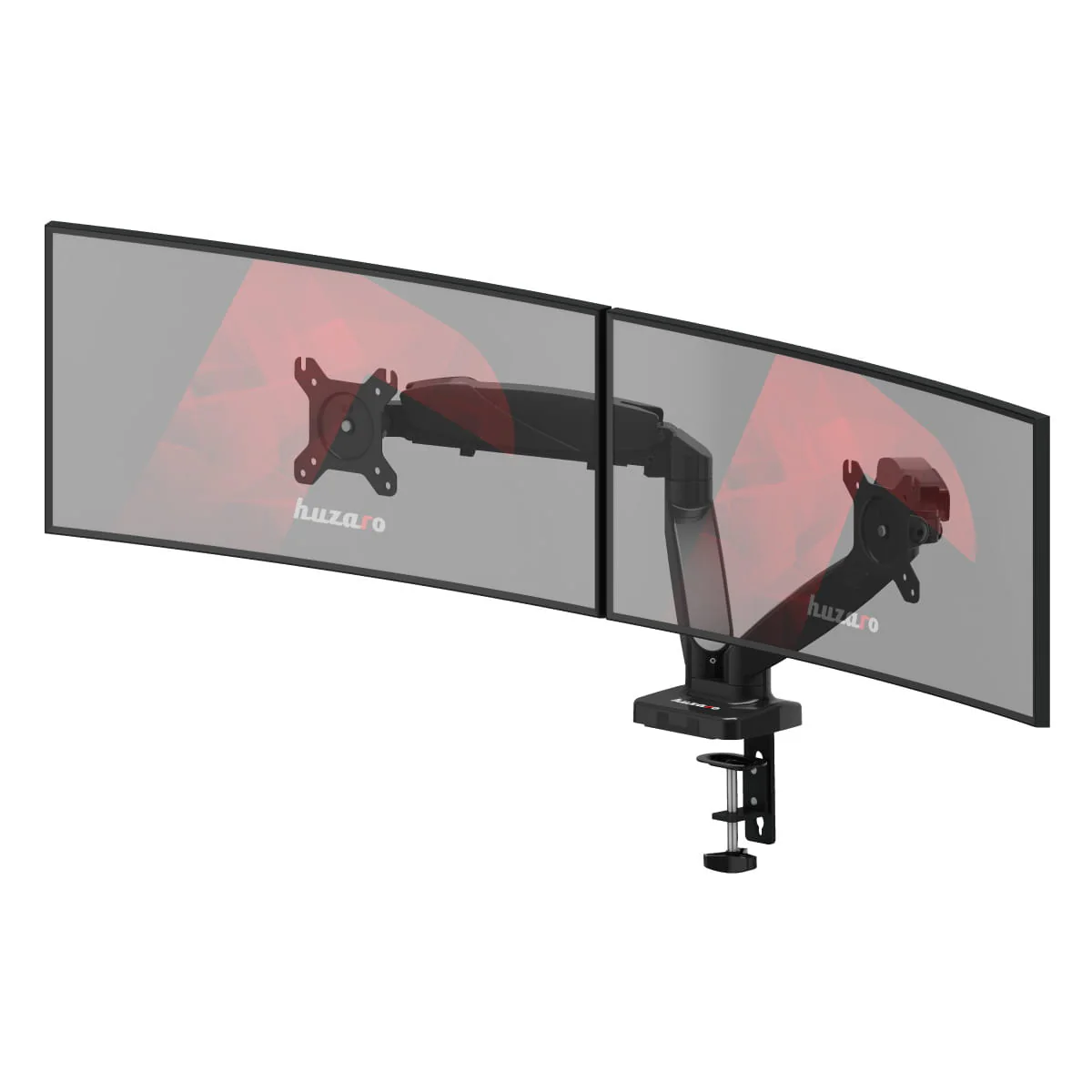 Uchwyt obrotowy  Huzaro Motion 2.2  na dwa monitory - Image 3