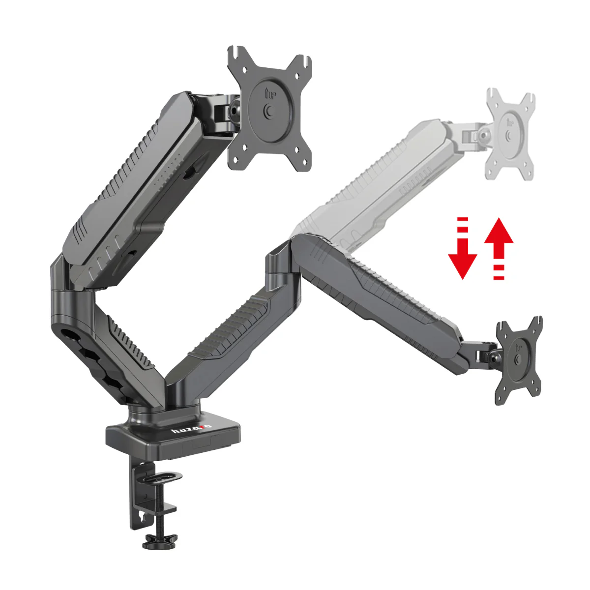 Uchwyt obrotowy  Huzaro Motion 2.3 na dwa monitory OUTLET - Image 3